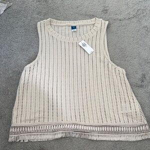 Old navy. Women's Cream Sleeveless Knit Top